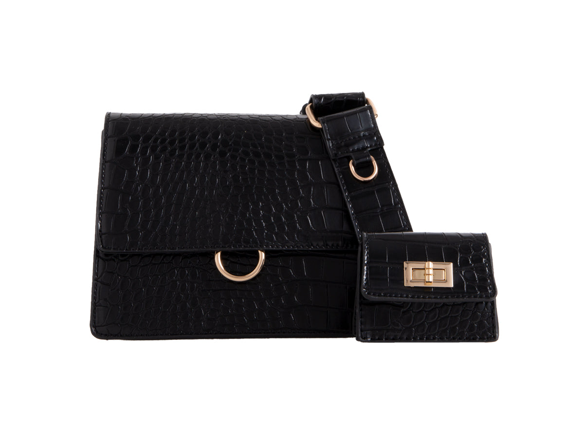 Olivia Crossbody Bag - Black