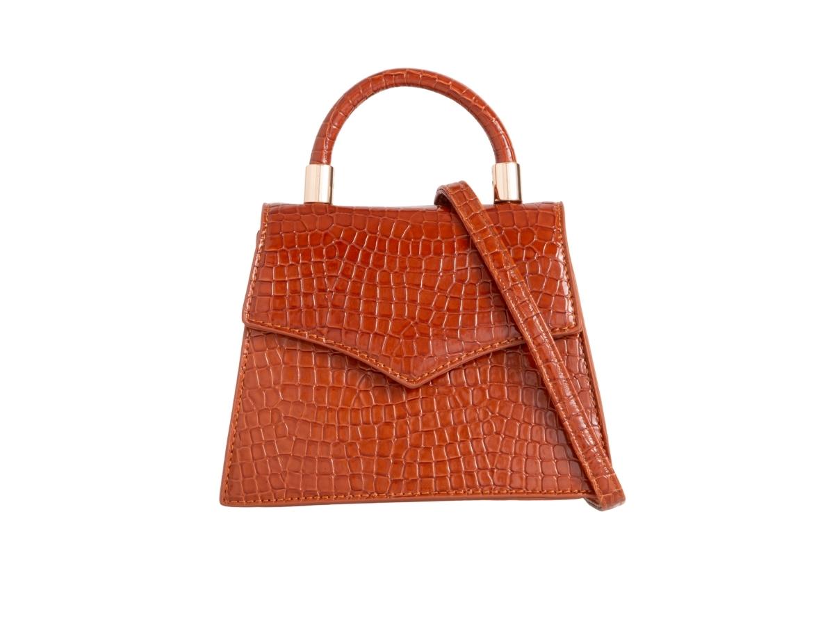 Helen Vegan Croc - Tan