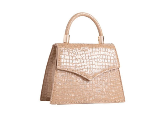 Helen Vegan Croc - Stone