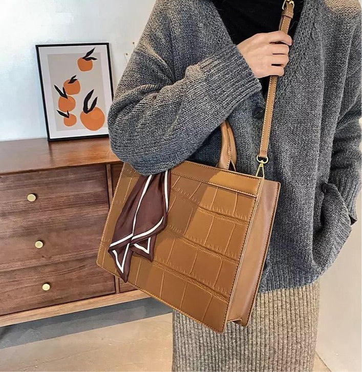 Melania Tote Bag - Camel - Cione Boutique London