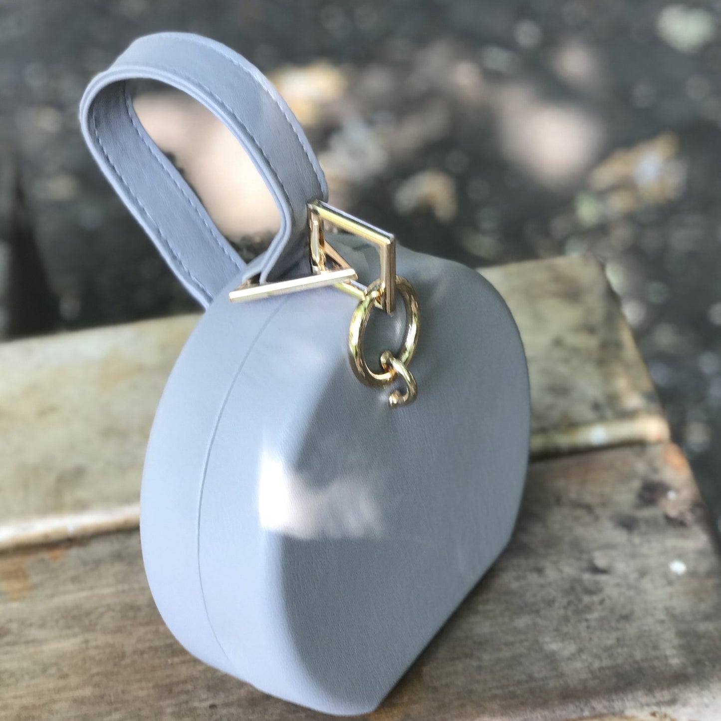Estelle - Grey Clutch Bag - Cione Boutique London