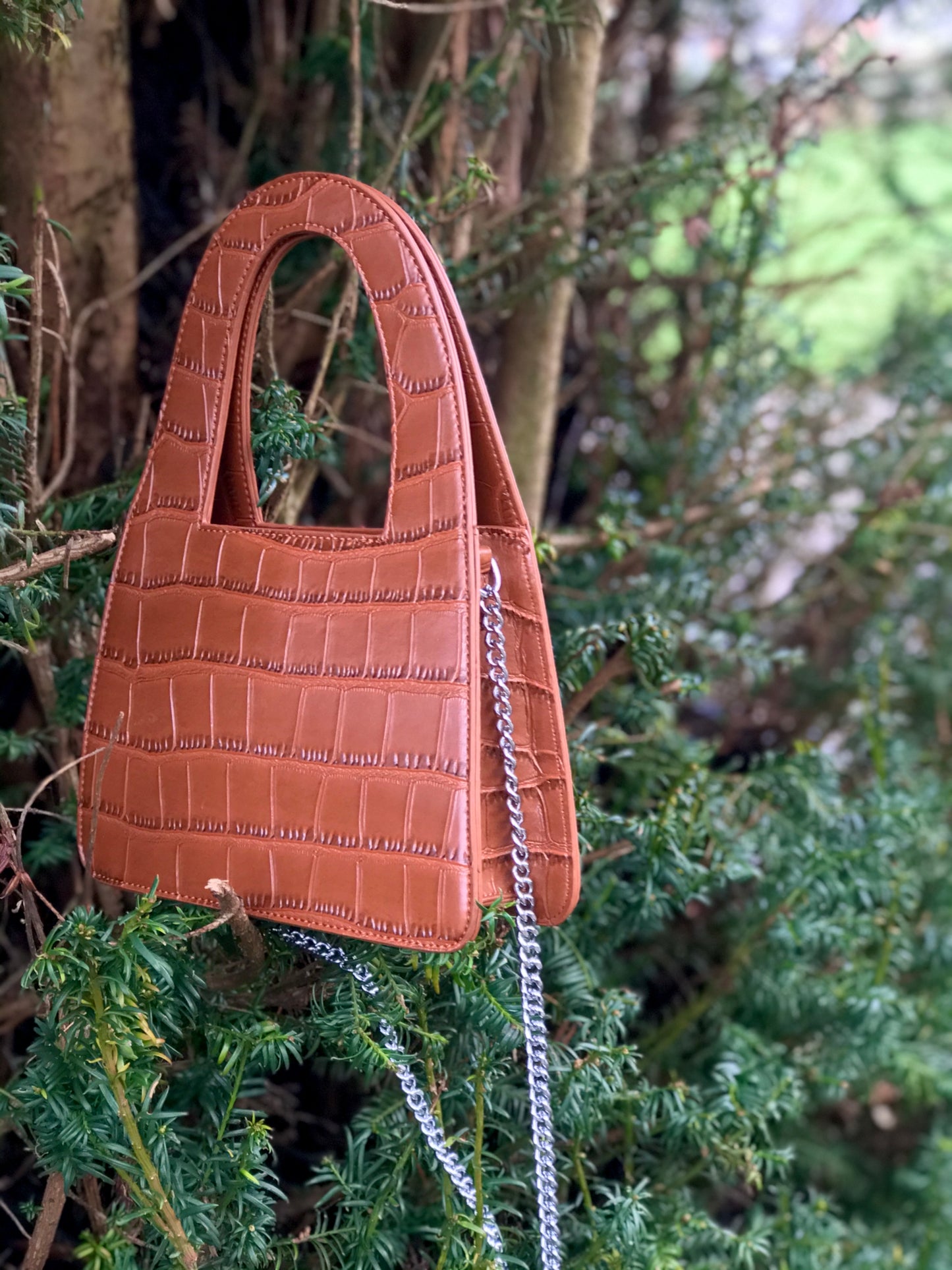 Lina - Croc Tote Bag - Cione Boutique London