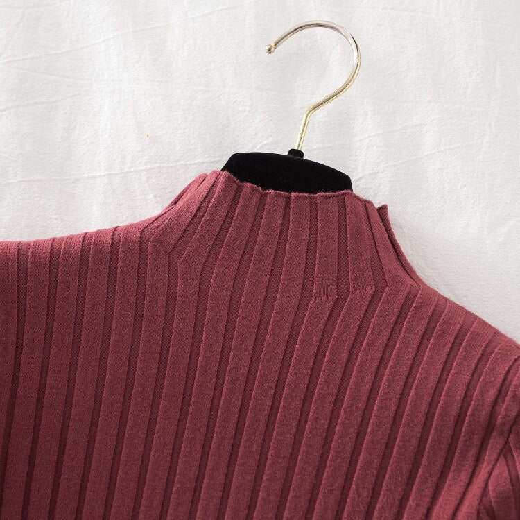 Ribbed Knit Jumper - Cione Boutique London