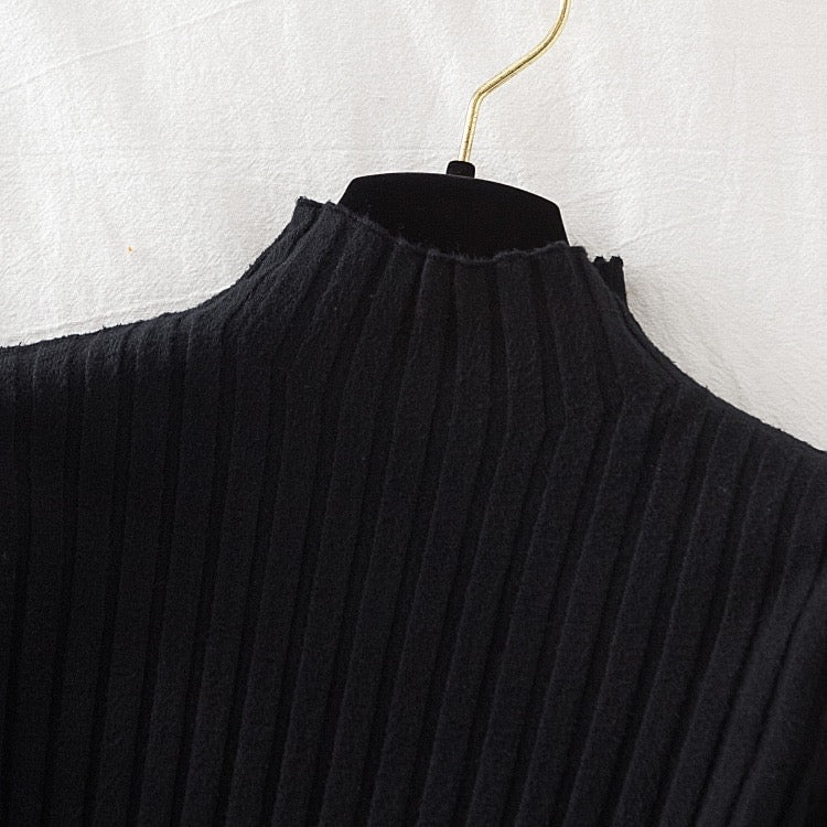 Ribbed Knit Jumper - Cione Boutique London