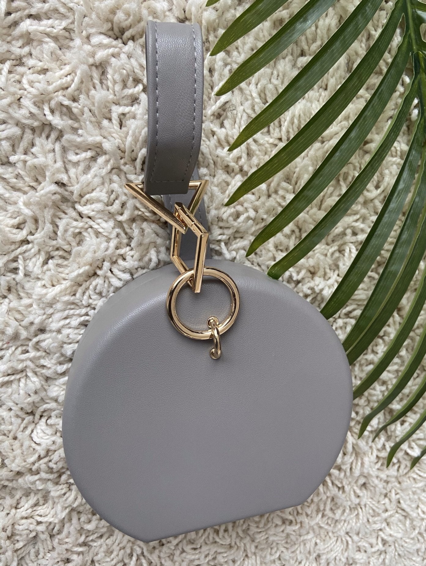 Estelle - Grey Clutch Bag - Cione Boutique London