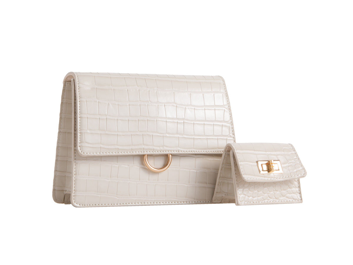 Olivia Crossbody Bag - Beige