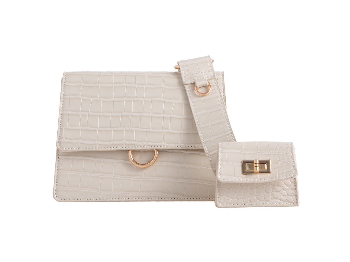 Olivia Crossbody Bag - Beige