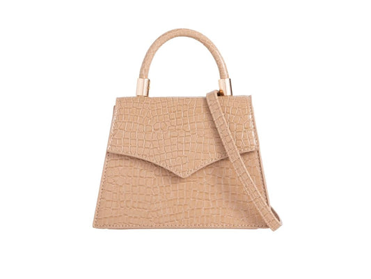 Helen Vegan Croc - Stone