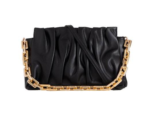 Julia Ruched Pouch Bag